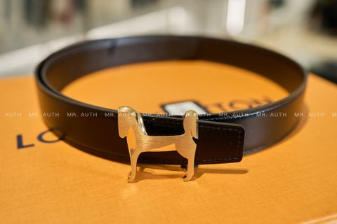  Hermes Panache Belt Buckle & Reversible Leather Strap 32mm 