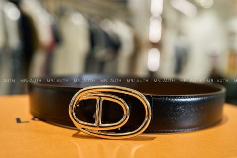  Hermes Odyssee Belt Buckle & Reversible Leather Strap 32mm 
