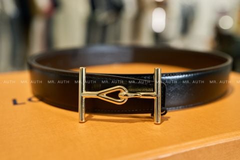  Hermes Jumbo Belt Buckle & Reversible Leather Strap 32mm 
