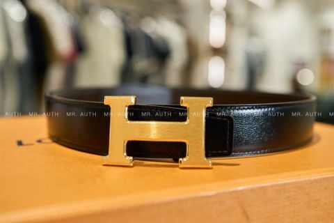  Hermes H Belt Buckle & Reversible Leather Strap 32mm 