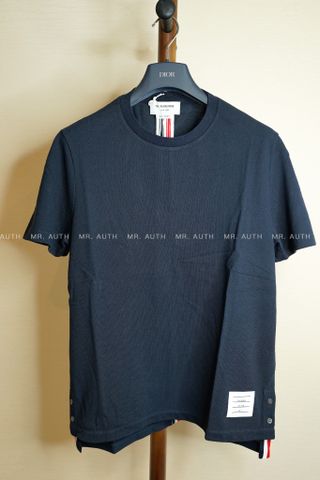  Thom Browne Classic Pique Stripe Tee. 
