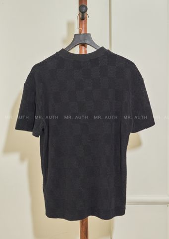  Louis Vuitton Damier French Terry Cotton T-Shirt.' 