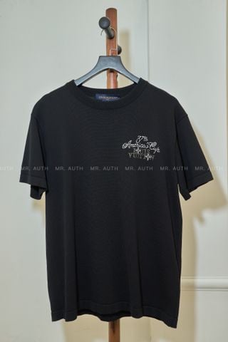  Louis Vuitton Embellished Short-Sleeved Cotton Crewneck. 
