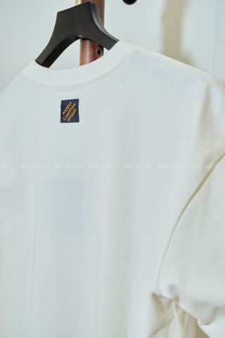  Louis Vuitton Embroidered Short-Sleeved T-Shirt. 