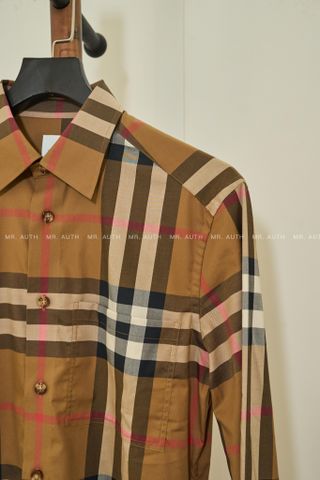  Burberry Check Cotton Shirt 