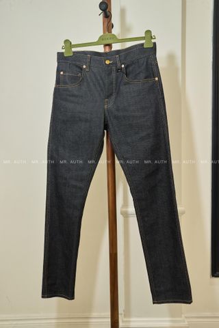  Gucci Denim trousers with Horsebit. 