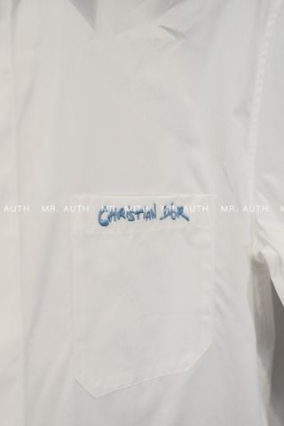  Christian Dior Tag Embroidery Shirt. 