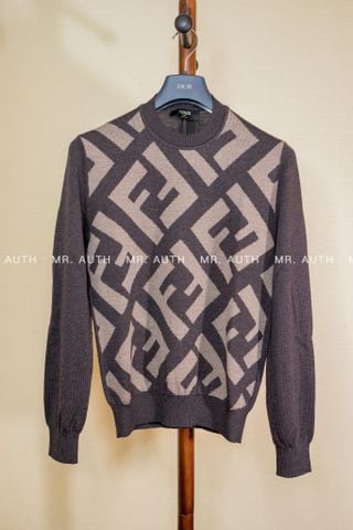  Fendi FF-jacquard wool jumper. 