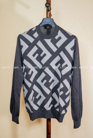  FF-jacquard wool jumper 
