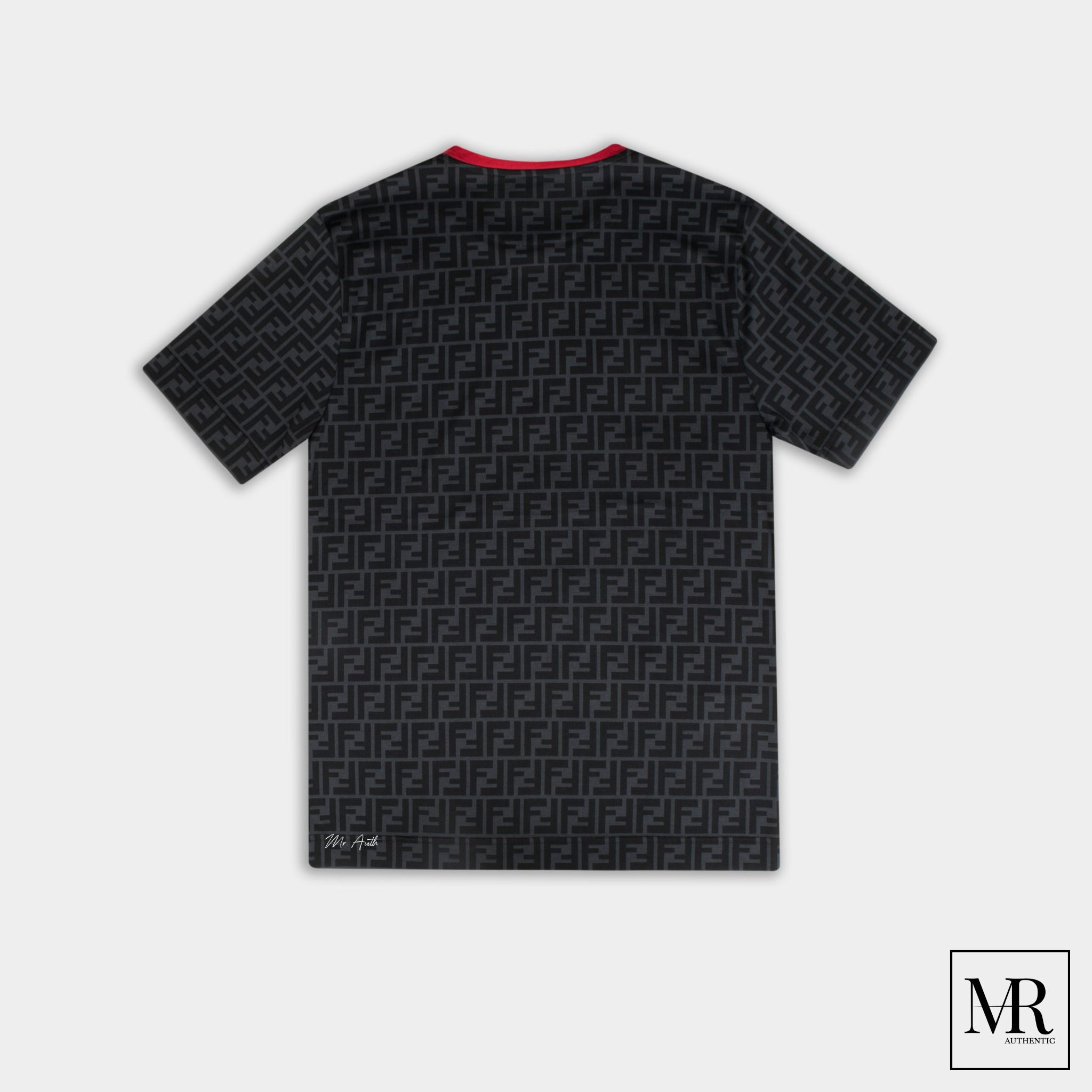 Áo Fendi Black cotton T-shirt.