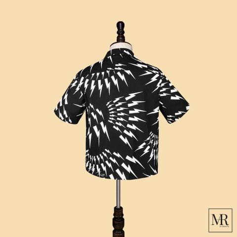  Áo Neil Barrett All Over Crazy Bolts Shirt. 