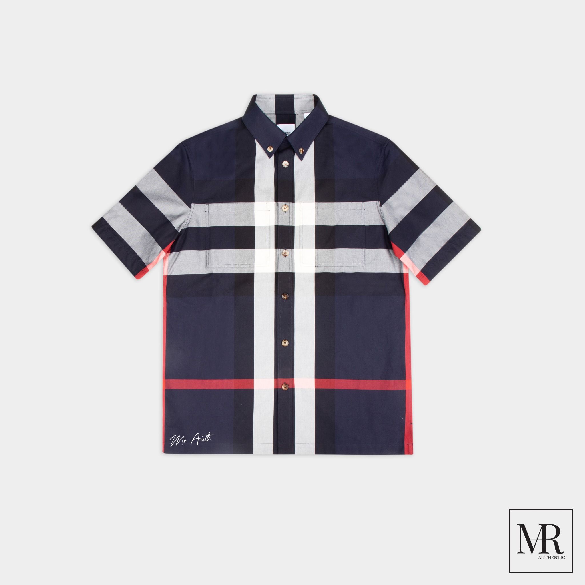 Áo Burberry Thames Checked Shirt.
