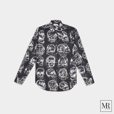  Áo Alexander McQueen Skull Print Shirt. 