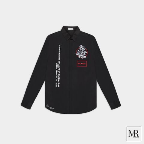  Áo Dior Homme Appliqué Badge Shirt. 