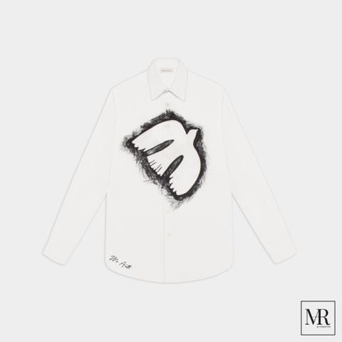  Áo Alexander Mcqueen Printed Cotton Shirt. 