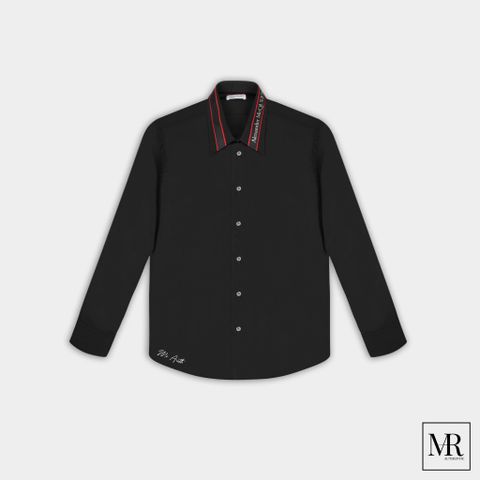  Áo Alexander Mcqueen Logo-Jacquard Cotton-Blend Poplin Shirt 