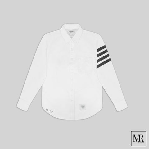  Áo Thom Browne Oxford 4 Bar Oversized Button Down Shirt 