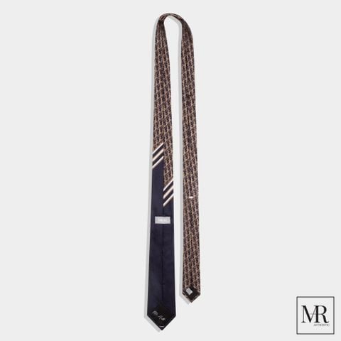  Cà vạt Dior Striped Dior Oblique Tie. 