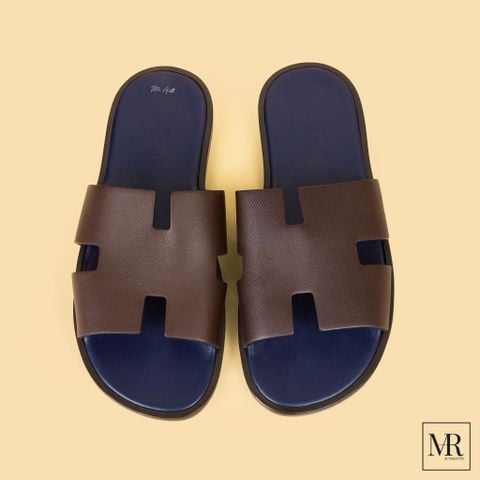  Dép Hermes Izmir Epsom Leather Sandal. 