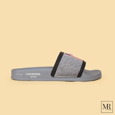  Dép Thom Browne Boiled Wool Slides. 