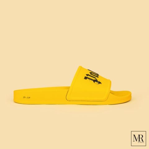  Dép Palm Angels Rubber Logo Slides. 