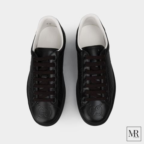  Giày Gucci Ace GG Embossed Sneaker. 