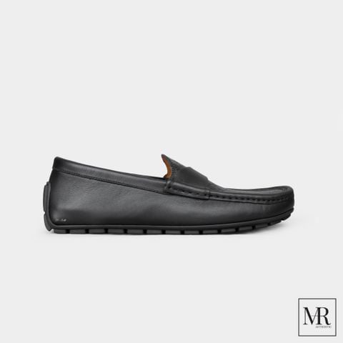  Giày Gucci Black Leather Driver. 