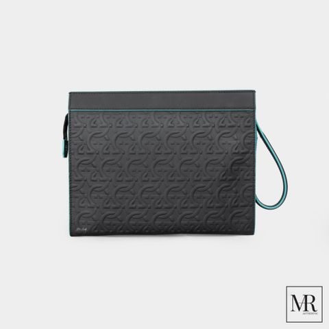  Túi Salvatore Ferragamo Leather Clutch. 