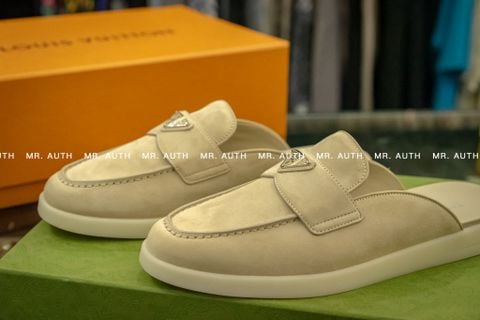  Prada Suede sabots 