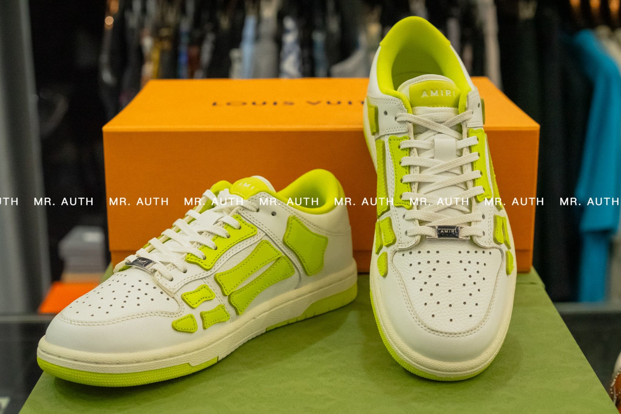 Amiri Collegiate Skel Top low Sneakers