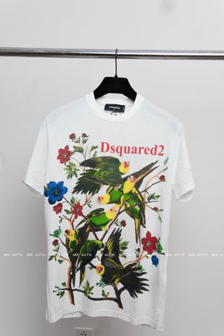  Áo Dsquared2 Printed Cotton Jersey T-Shirt. 