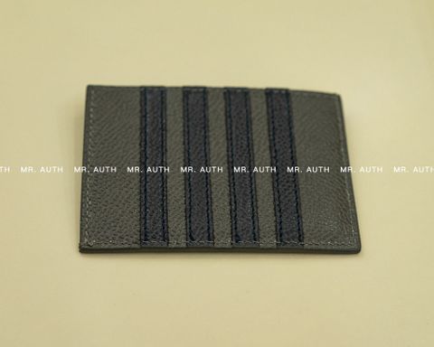  Thom Browne Pebble Leather Credit Card Holder. 