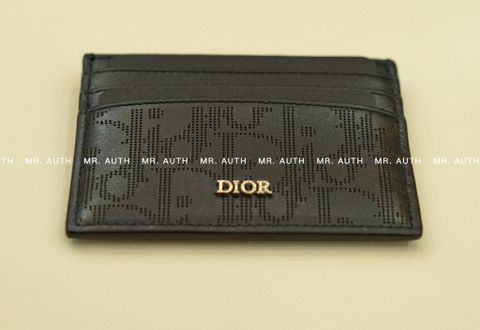  Dior Black Dior Oblique Card Holder. 