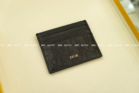  Dior Black Dior Oblique Card Holder. 