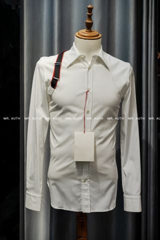  Alexander McQueen Single Brace Detail Shirt. 