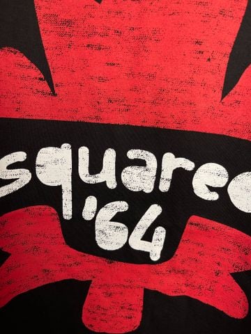  Áo Dsquared2 Logo Print Cotton Jersey T-Shirt. 