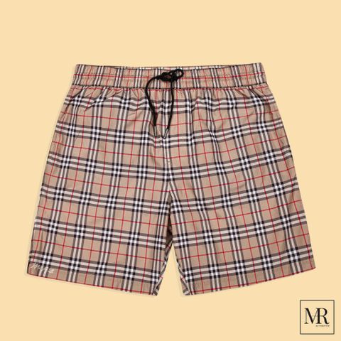  Quần Burberry Guildes House Check Swim Shorts. 