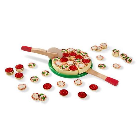  Đồ chơi pizza bằng gỗ Melissa & Doug Pizza Party Wooden Play Food Set 