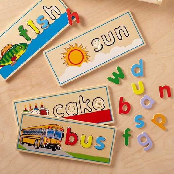 23win08 com bảng gỗ Melissa & Doug See & Spell Wooden 64 chữ cái-B0007Y4DLG