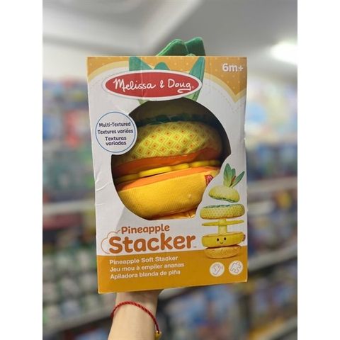  Đồ chơi quả dứa Melissa & Doug Multi-Sensory Pineapple Soft Stacker Infant Toy 