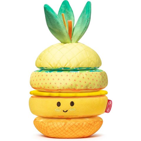  Đồ chơi quả dứa Melissa & Doug Multi-Sensory Pineapple Soft Stacker Infant Toy 
