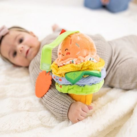  Đồ chơi cây kem vui nhộn Melissa & Doug Ice Cream Take-Along Clip-On Infant Toy 