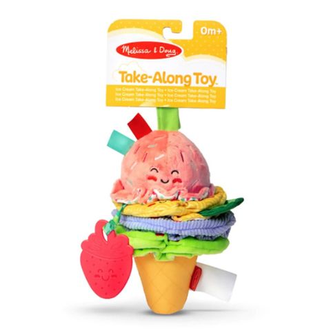  Đồ chơi cây kem vui nhộn Melissa & Doug Ice Cream Take-Along Clip-On Infant Toy 