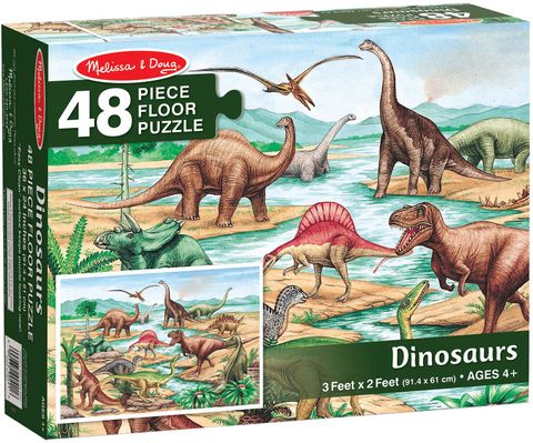  Melissa & Doug B00004R8LX - Dinosaurs Floor Puzzle - 48 Pieces 