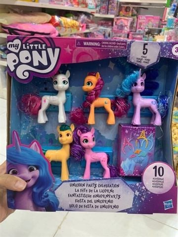  V-3625C - SET PONY UNICORN PARTY CELEBRATION 3+ 