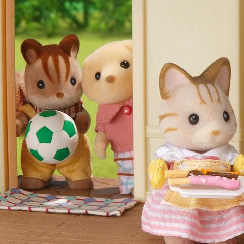  Đồ chơi búp bê gia đình mèo Calico Critters Sandy Cat Family 