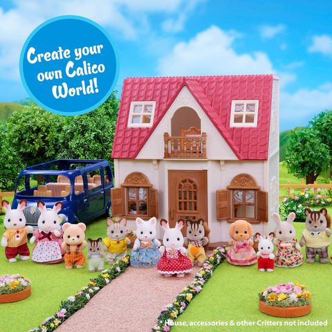  Đồ chơi búp bê gia đình mèo Calico Critters Sandy Cat Family 