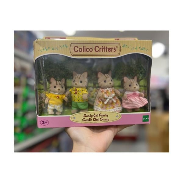 23win08 com búp bê gia đình mèo Calico Critters Sandy Cat Family