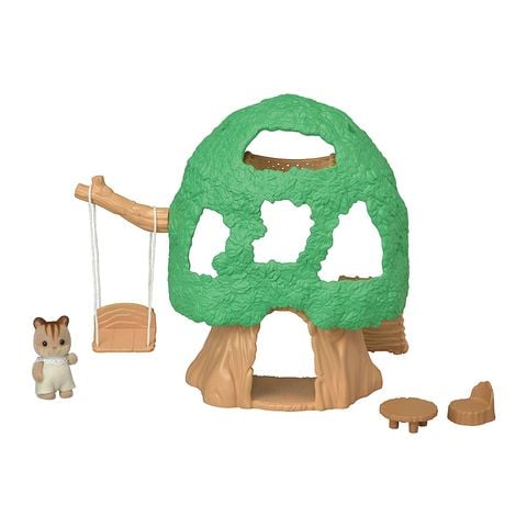  Đồ chơi ngồi nhà trên cây búp bê Calico Critters - Baby Tree House 