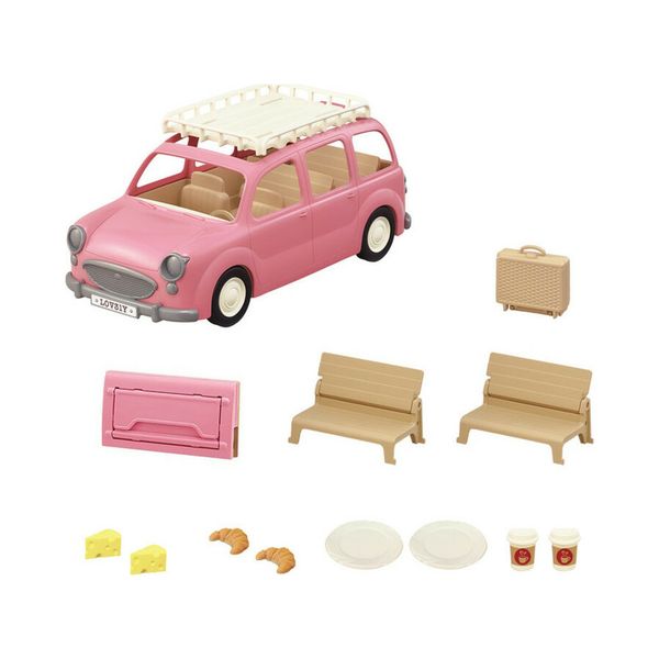 23win08 com xe ô tô gia đinh Calico Critters Family Picnic Van